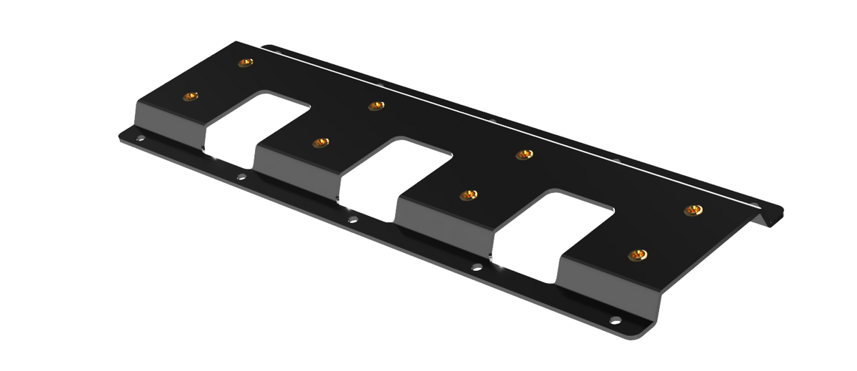 Keepfast 4-slot aluminum mount rack for tool and battery holders