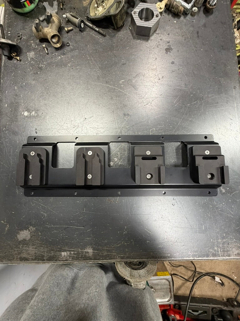 Keepfast 4-slot powder coated aluminum rack