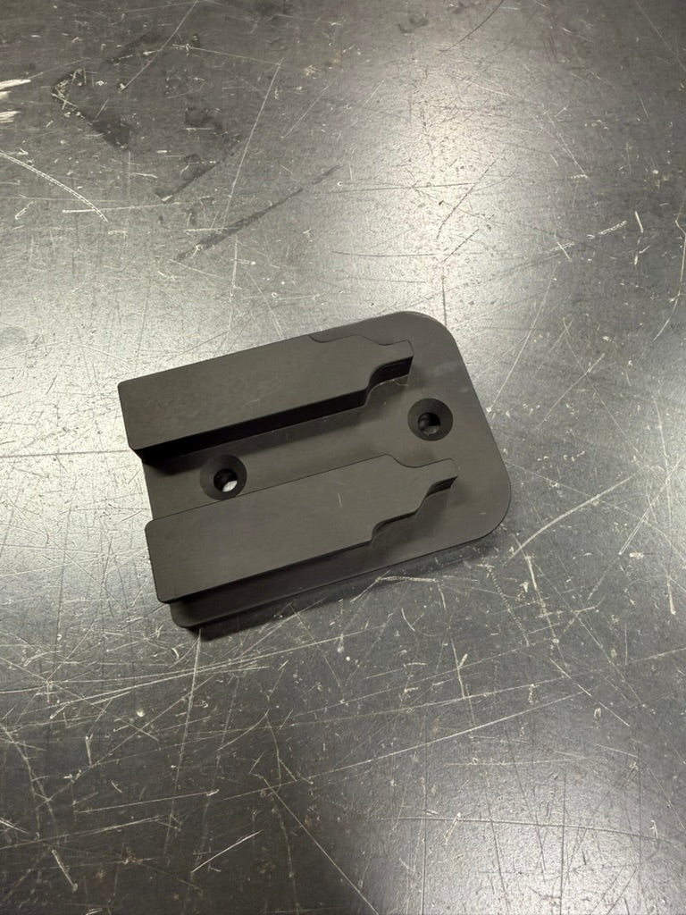 Keepfast tool holder for DeWalt 20V, machined aluminum part