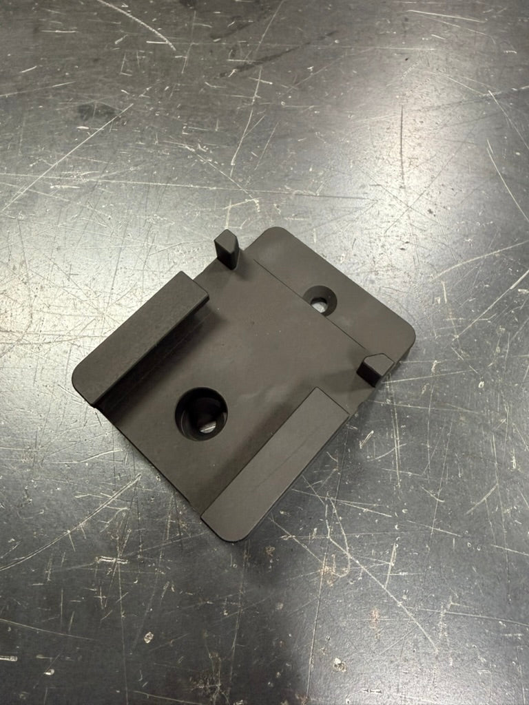Keepfast battery holder for Milwaukee M18, machined aluminum part